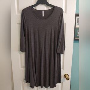 Lightweight Gray Knit Dress XL